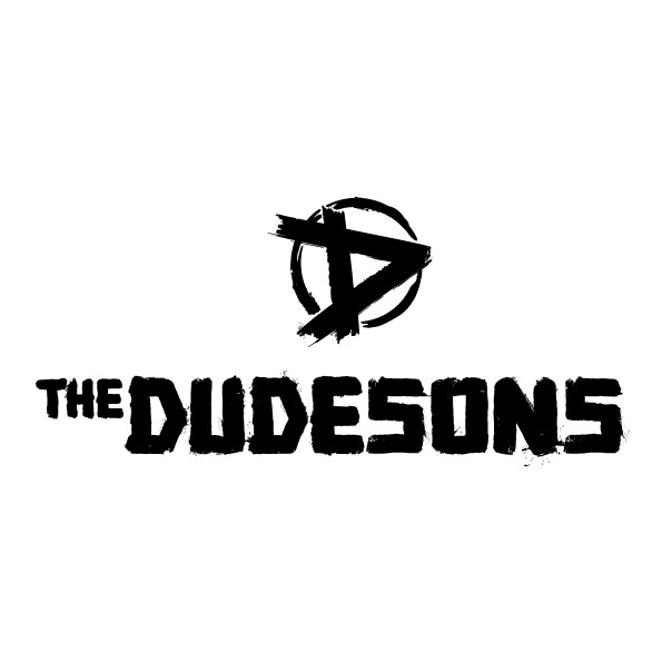 The Dudesons logo white background